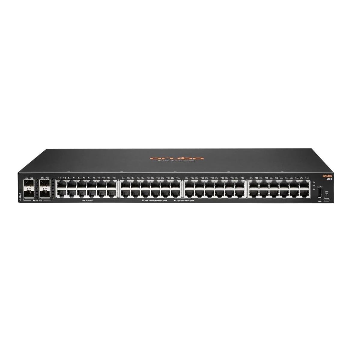 Net Switch 48PORT 1000M 4SFP+/6100 JL676A Aruba By HPE