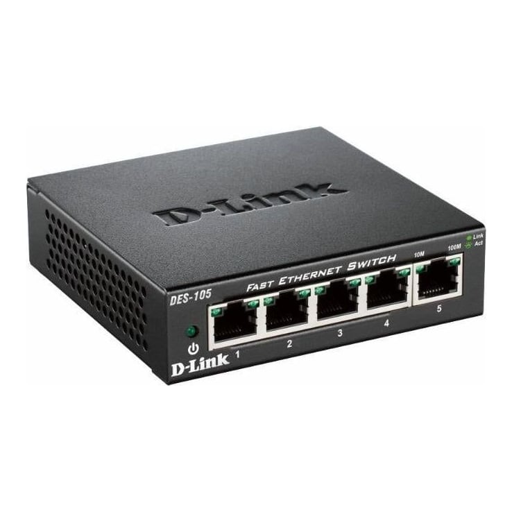Net Switch 5PORT 10/100M/Fast Eth DES-105 D-Link