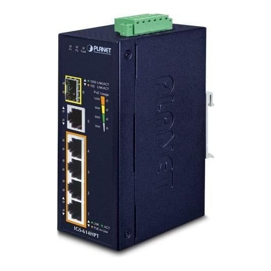 Net Switch 4PORT 1000M/IGS-614HPT Planet