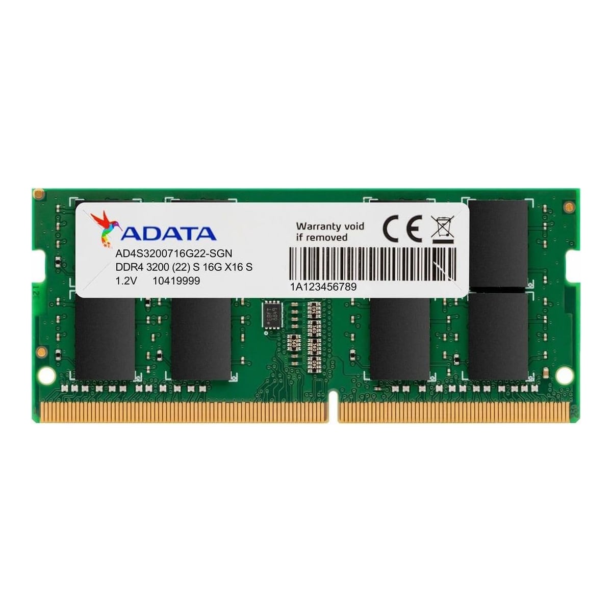 Notebook Memory 8 GB PC25600 DDR4/So AD4S32008G22-SGN Adata