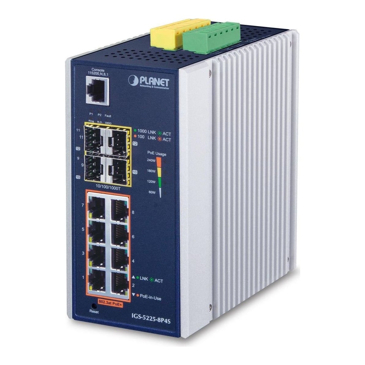 Net Switch 8PORT 1000M/IGS-5225-8P4S Planet
