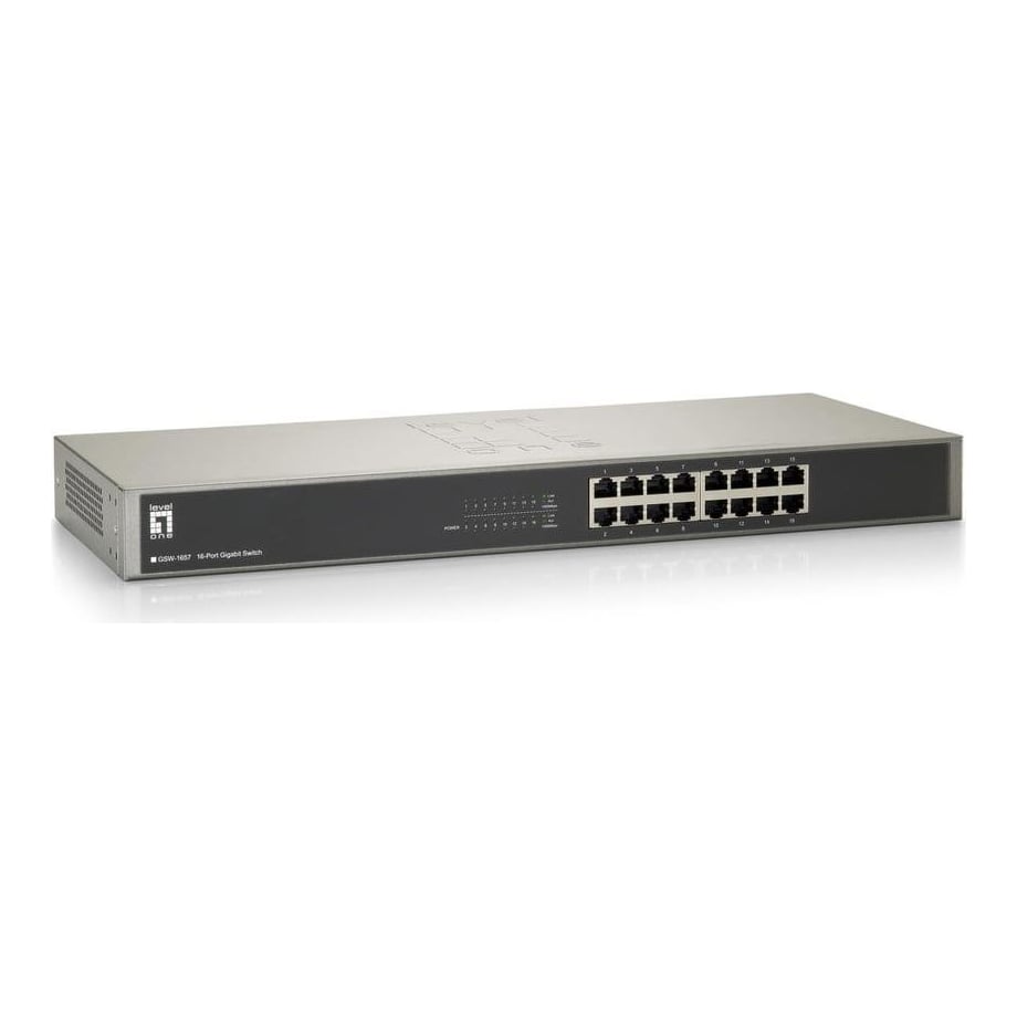Net Switch 16PORT 10/100/1000M/GSW-1657 Levelone