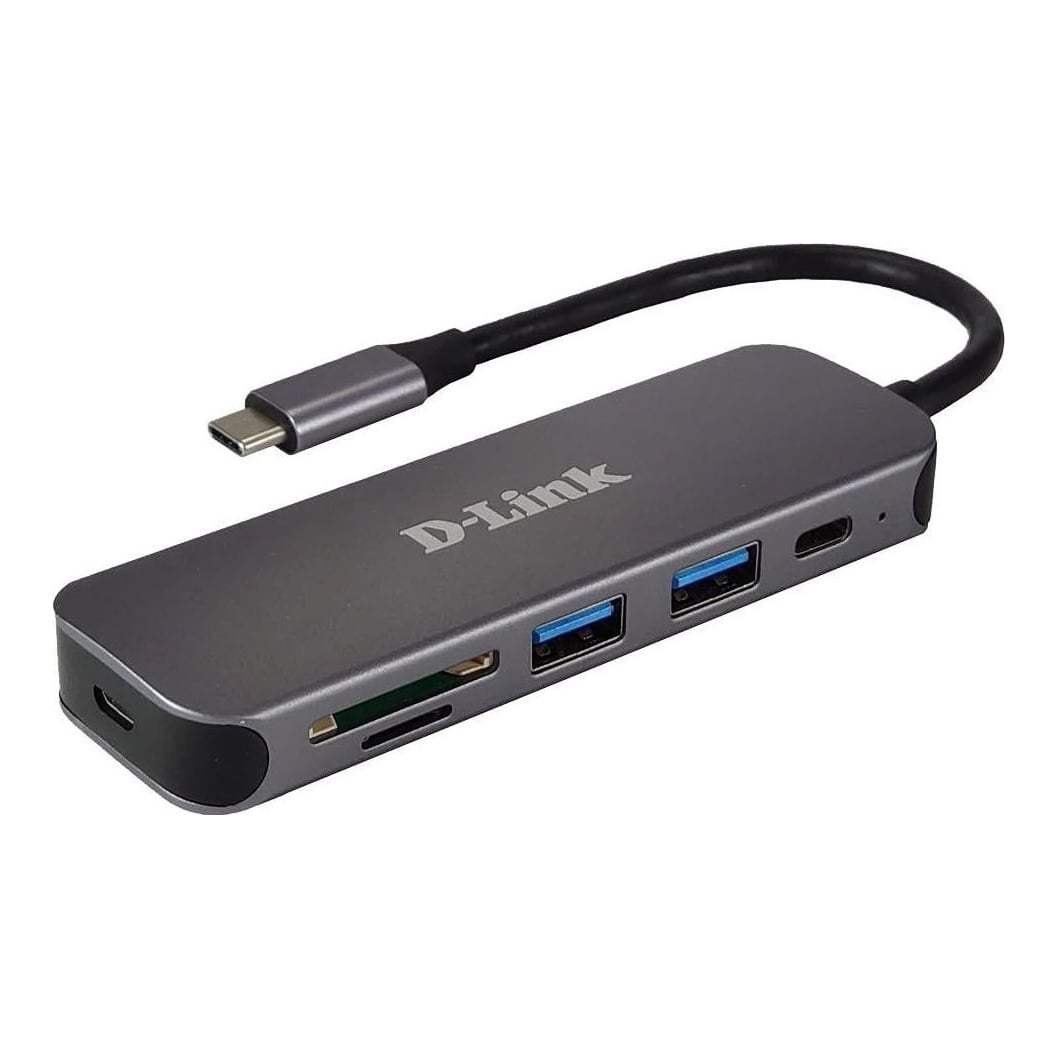 I/O Hub USB-C 5-IN-1/Card Reader DUB-2325/E D-Link