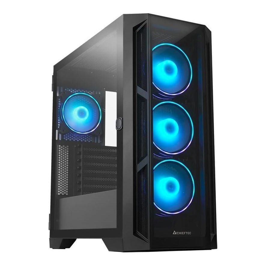 Case Miditower ATX W/O PSU/GA-01B-TG-OP Chieftec