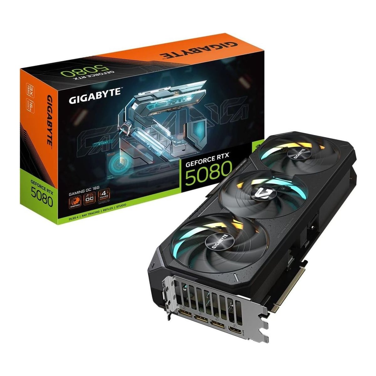 VGA PCIE16 RTX5080 16 GB GDDR7/N5080GAMING OC-16GD Gigabyte