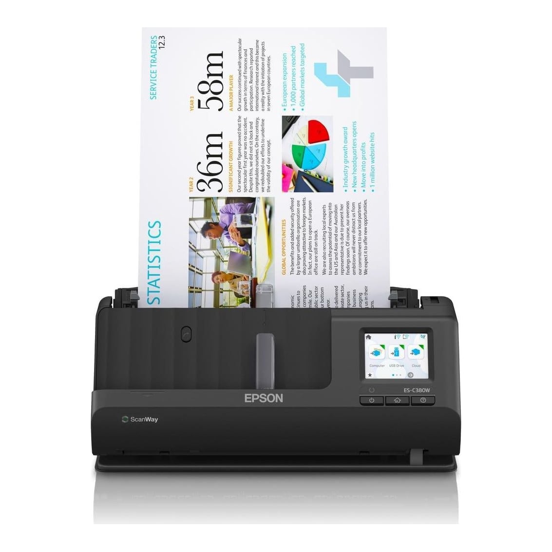 Scanner Compact ES-C380W/B11B269401 Epson